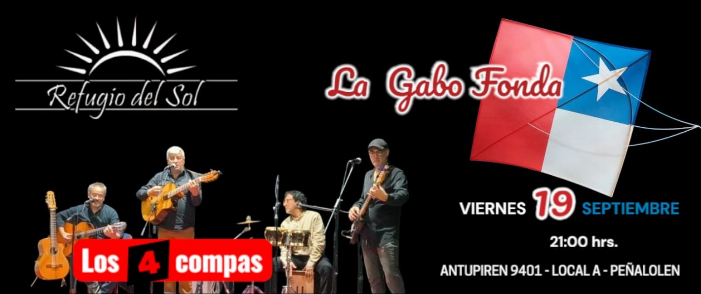Los 4 Compas en la Gabo Fonda